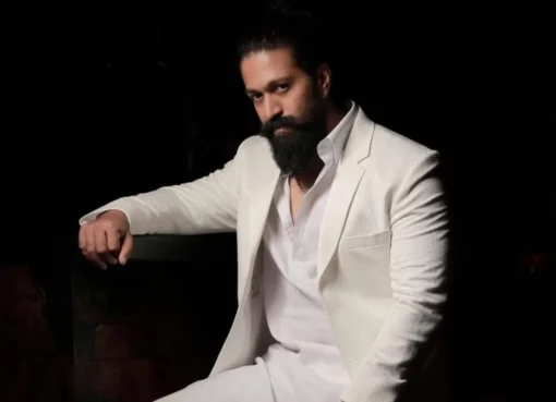 Yash looking serious and thoughtful, possibly in an interview setting.