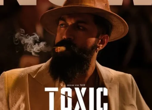 Actor Yash in a moody and gritty scene from the movie Toxic