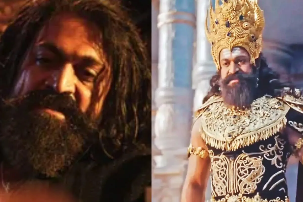 Yash in a dark, intense avatar from the 'Toxic' movie trailer.