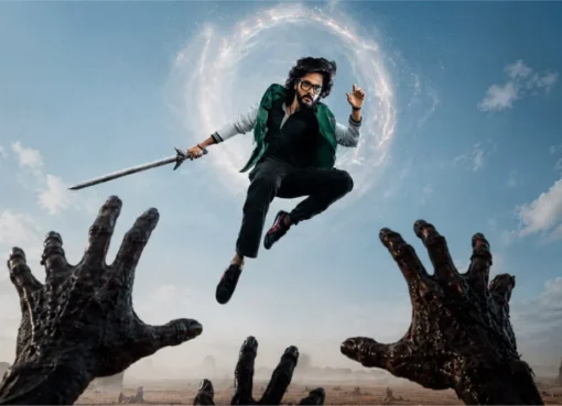Upendra, Teja Sajja, and Shanaya Kapoor are cast in 'Zombie Reddy Nxt Lvl' looking ready for a wild ride.