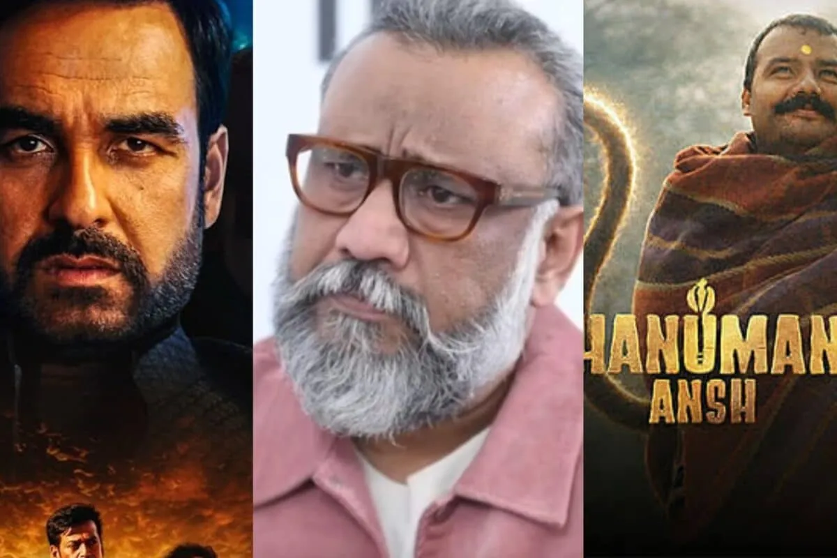 Anubhav Sinha speaks at an event.