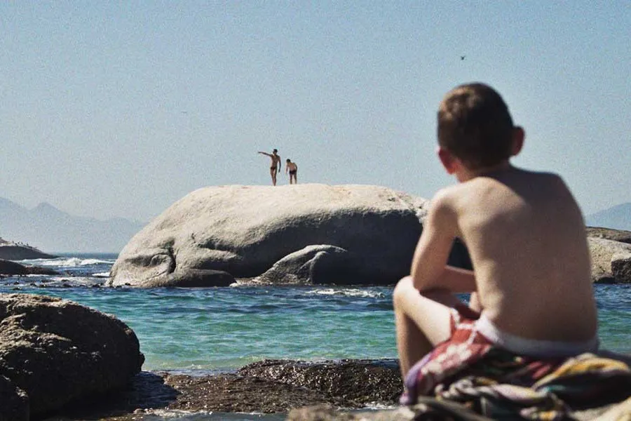 A still from the movie 'The Smell of Apples' showing period details.