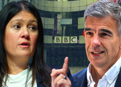 A graphic showing the BBC logo with a piggy bank looking empty.