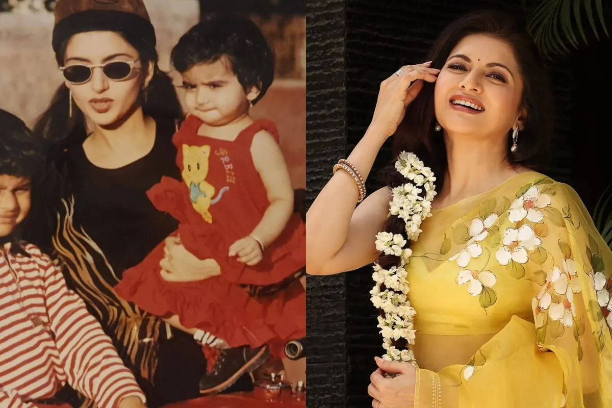 Bhagyashree smiling warmly, possibly in a casual setting, embodying a candid and approachable vibe.