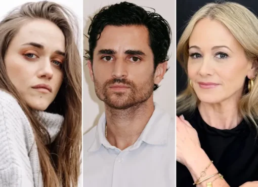 A graphic announcing the casting of Alice Kremelberg, Matthew Leone, and Christine Taylor in the film 'Madison'.