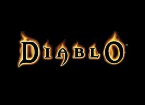 Diablo logo with Netflix logo.