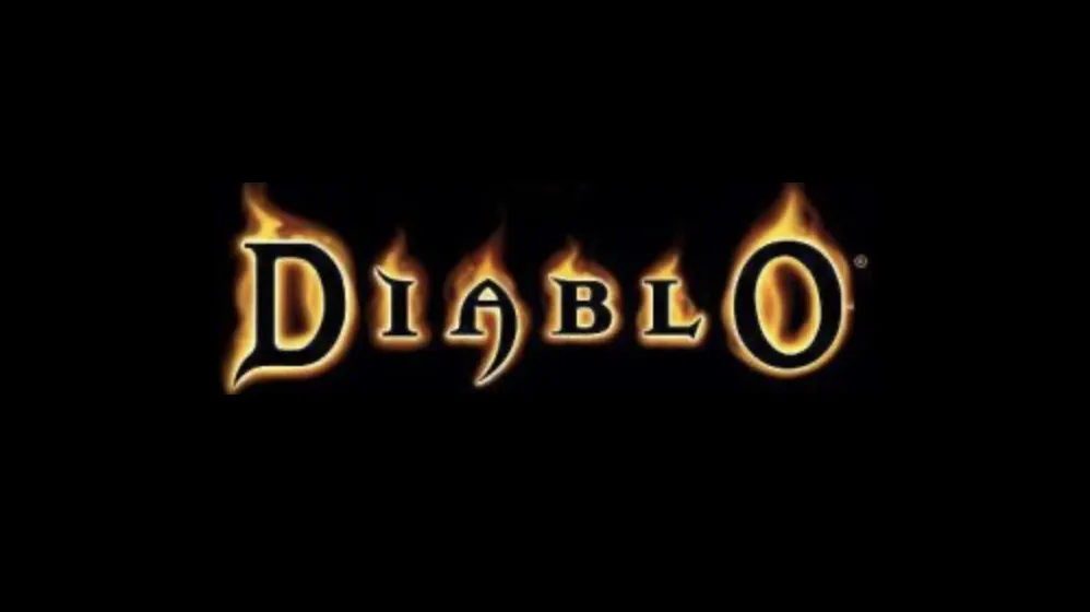 Diablo logo with Netflix logo.