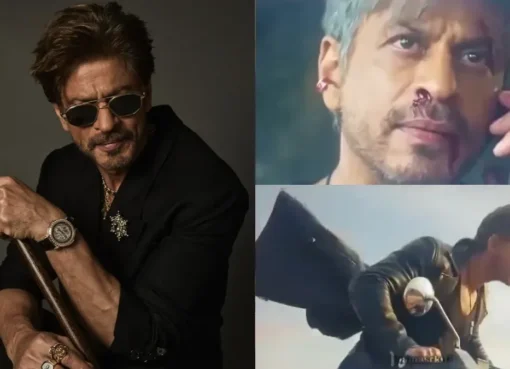 A dramatic scene featuring Shah Rukh Khan.