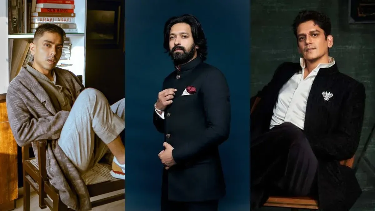 Collage of actors showing different expressions.