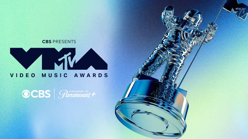 MTV Video Music Awards logo with music notes and stars.