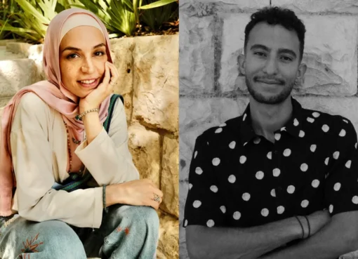 Raghad Albakheet and Danial Salman, Jordanian filmmakers.