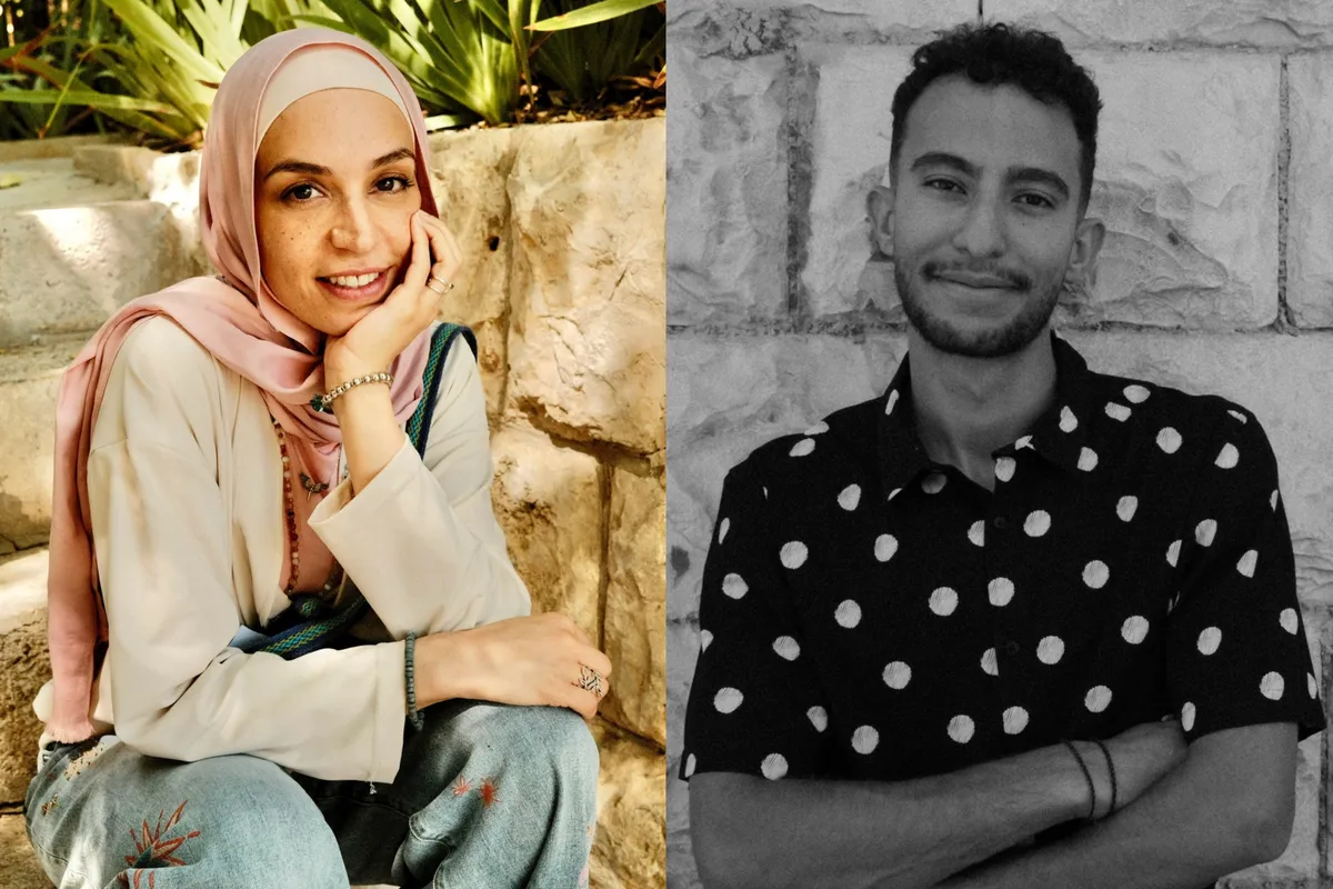 Raghad Albakheet and Danial Salman, Jordanian filmmakers.