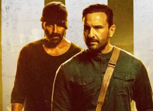 Movie poster for Haiwaan featuring Akshay Kumar and Saif Ali Khan.