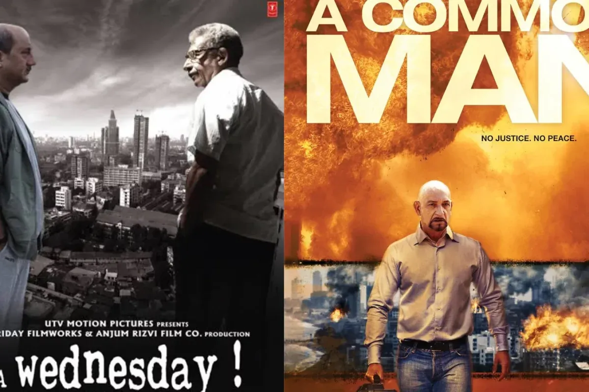 A movie poster for an Indian film with a dramatic visual style.