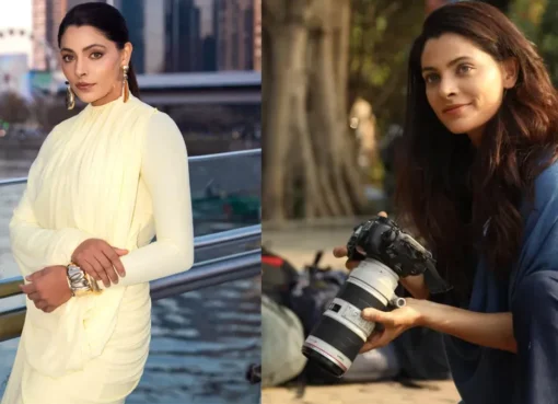 Saiyami Kher looking athletic and determined during her training