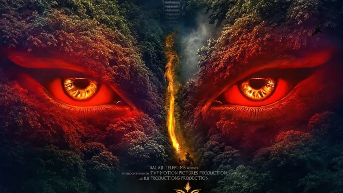 Sidharth Malhotra and Tamannaah Bhatia in a fantasy movie scene.