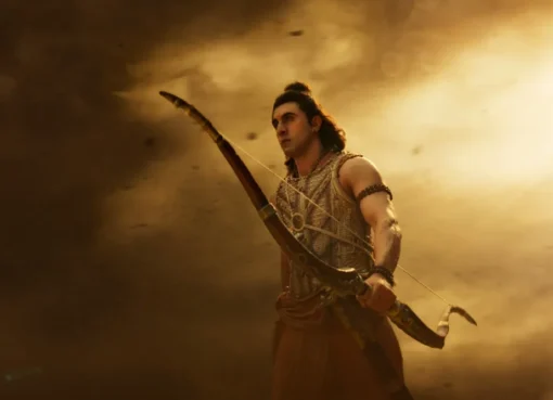 Movie poster for the epic Ramayana.