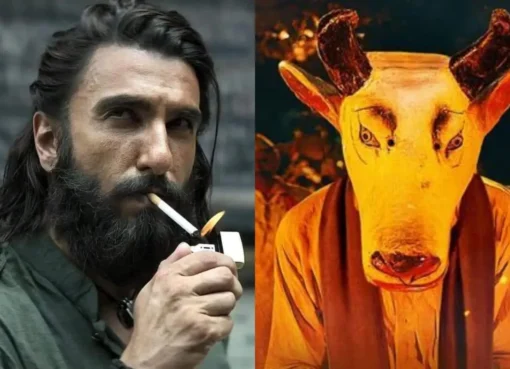 Ranveer Singh in a film scene.