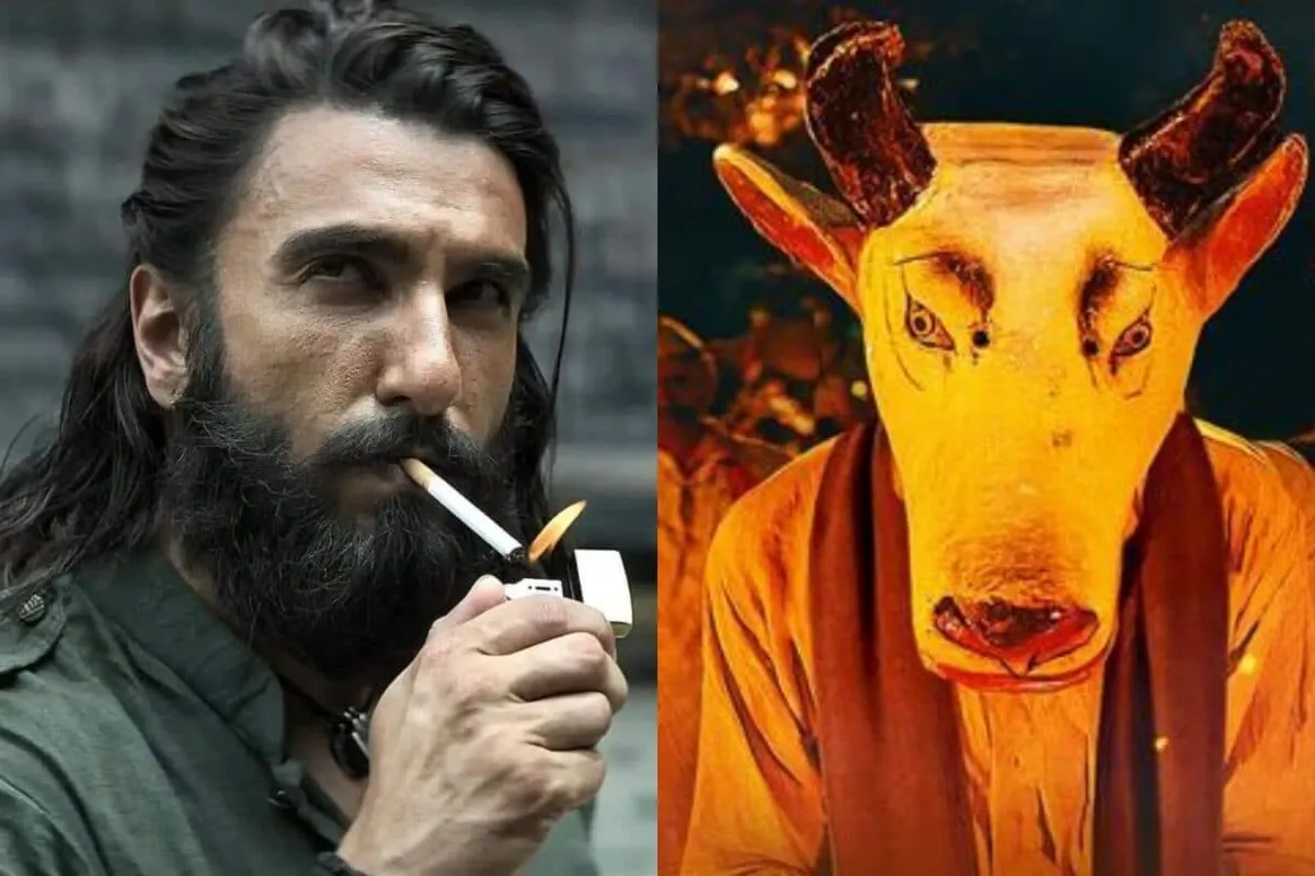 Ranveer Singh in a film scene.