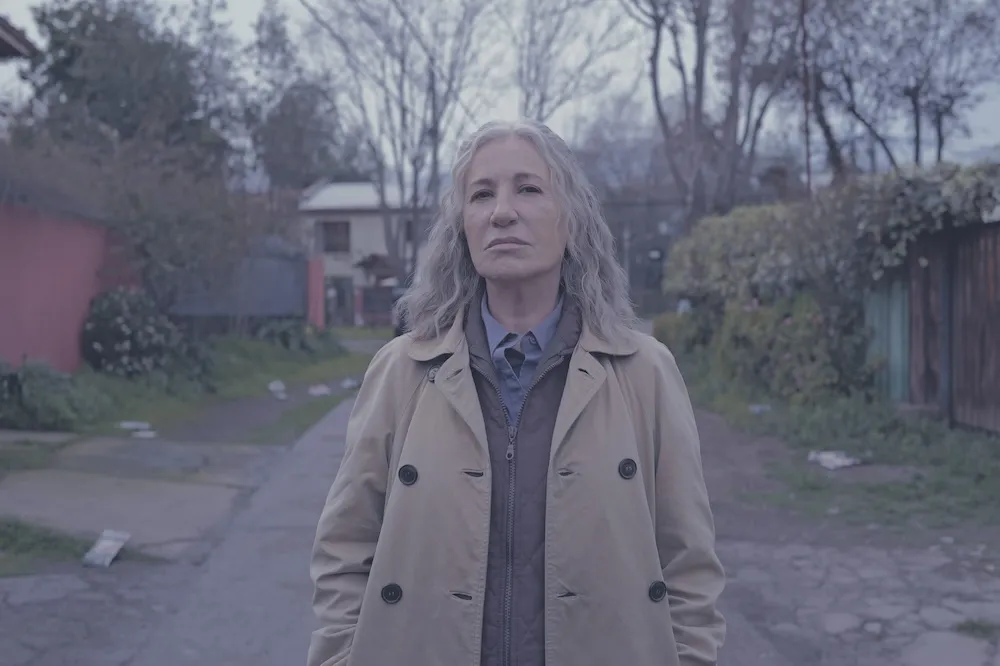 Promotional image for the movie 'My Sad Dead,' featuring a somber, ghostly urban scene.