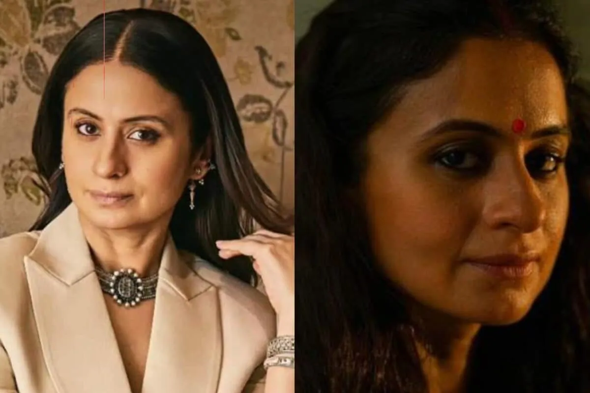 Rasika Dugal smiling and looking thoughtful.