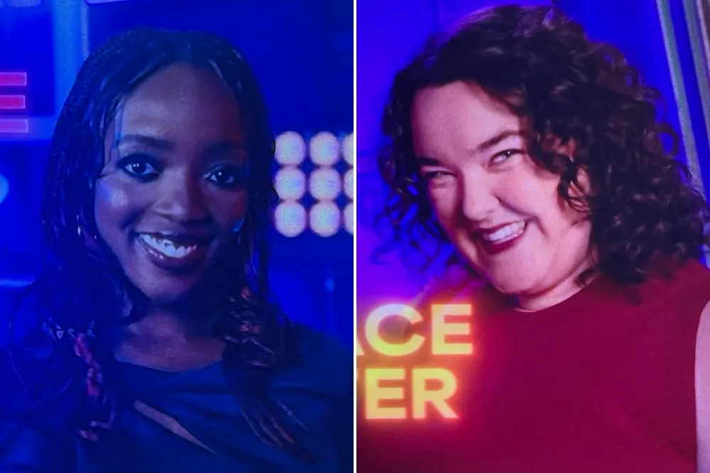 Saidah Belo-Osagie and Grace Reiter as reality show contestants on SNL.