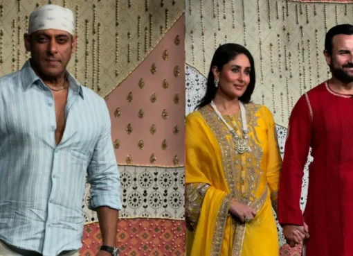 Salman Khan and Kareena Kapoor Khan arriving at the Ambani residence for Ganesh Chaturthi
