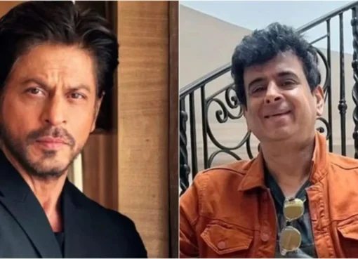 A vintage-style photo of young Shah Rukh Khan and Palash Sen, looking like school friends.