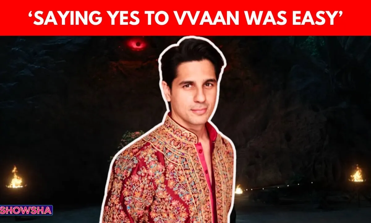 Sidharth Malhotra smiling warmly at the trailer launch event for 'The Vvaan'.