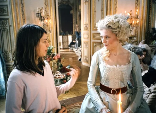 Eleanor Coppola behind the scenes, filming her daughter Sofia Coppola.