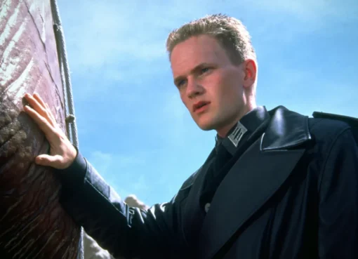 A photo of the Space Force service dress uniform.