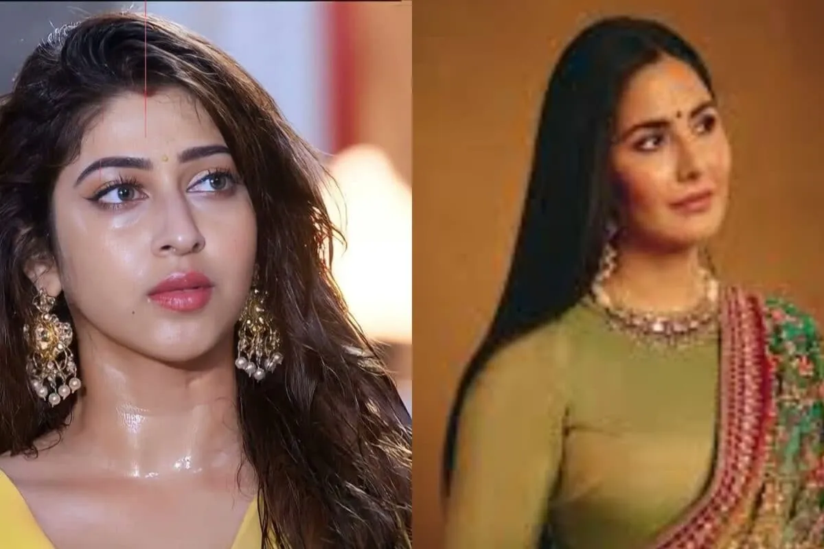 Katrina Kaif looking elegant and Sonarika Bhadoria showing support