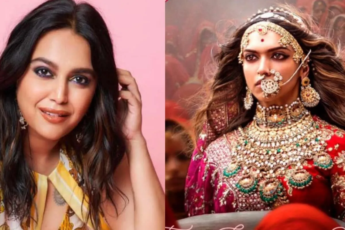 Swara Bhasker and Kirti Rathore in a split image showing the ongoing row