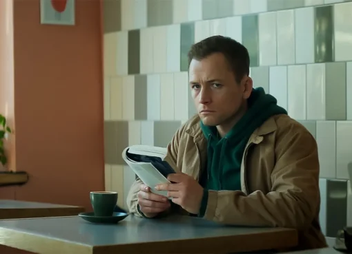 Taron Egerton in a scene from "Everybody Wants to F— Me."