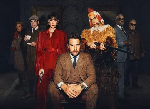 A promotional image for the Netflix series 'The Gentleman'