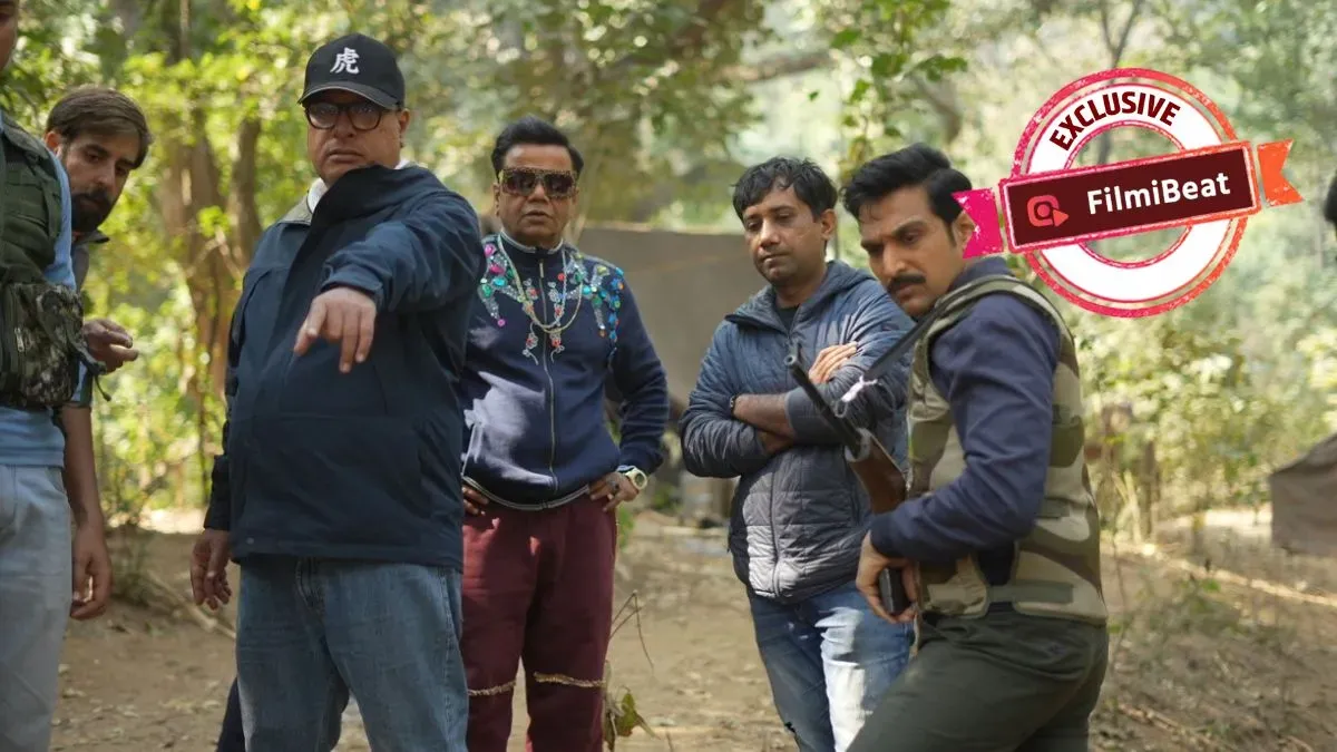 Rajpal Yadav in a serious expression.