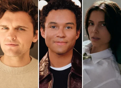 Portrait photos of Jaafar Jackson, Inde Navarrette, and Ray Nicholson, highlighted as Variety's 2026 Actors to Watch.