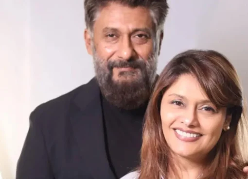 Director Vivek Agnihotri speaking at an event.