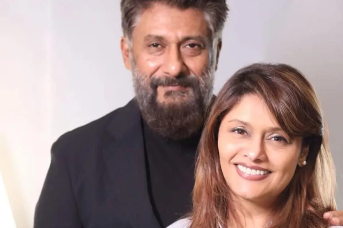 Director Vivek Agnihotri speaking at an event.