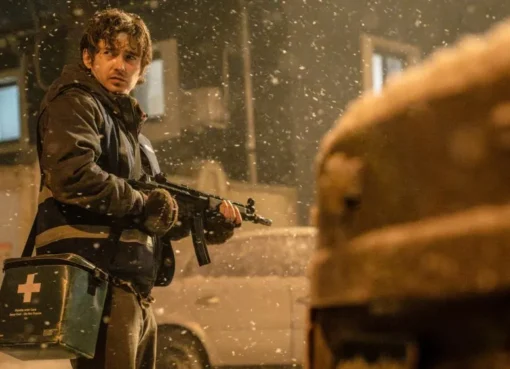 A still from the movie 'Resident Evil' showing zombies or a scary scene.
