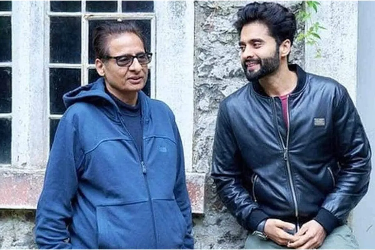 A photo of Vashu Bhagnani looking serious.