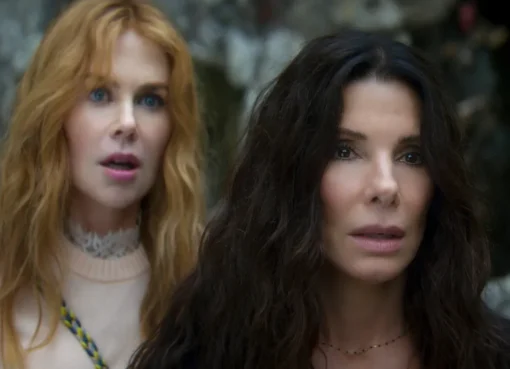 Promotional image for Practical Magic 2 showing the main characters with a soft, magical glow.