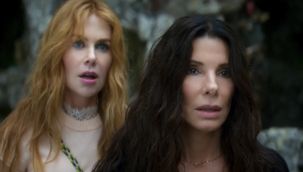 Promotional image for Practical Magic 2 showing the main characters with a soft, magical glow.