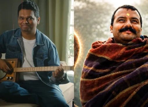 Composer Dhirendra Mulkalwar looking inspired and thoughtful.