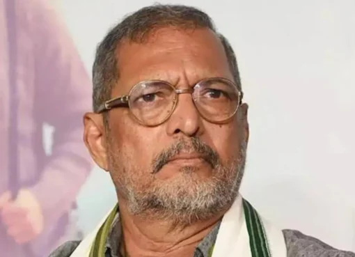 Nana Patekar with a thoughtful expression, perhaps in a simple setting