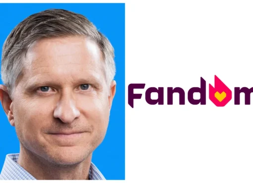 An illustration of a simplified, clean website interface with a magnifying glass icon, representing Fandom's new approach.