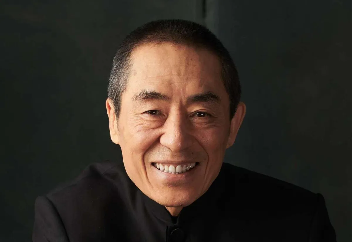 A portrait of director Zhang Yimou looking thoughtful