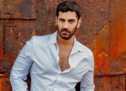 Actor Arjan Bajwa speaking thoughtfully about mental health.