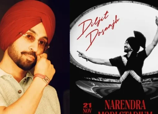 Diljit Dosanjh performing on stage