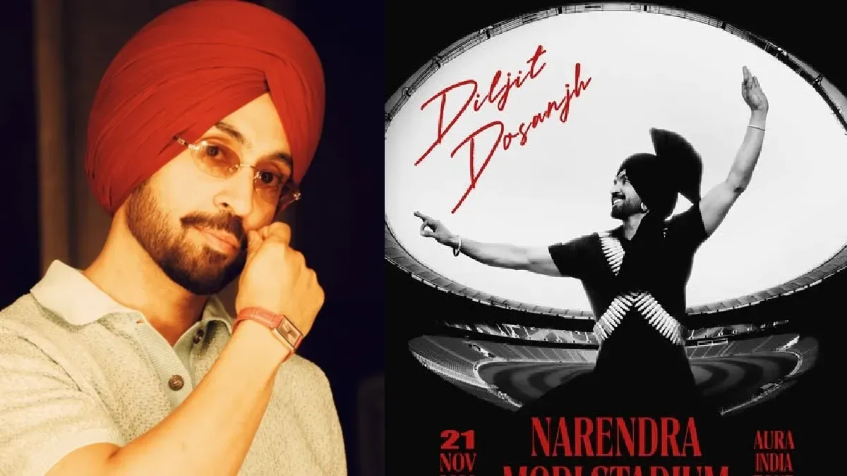 Diljit Dosanjh performing on stage